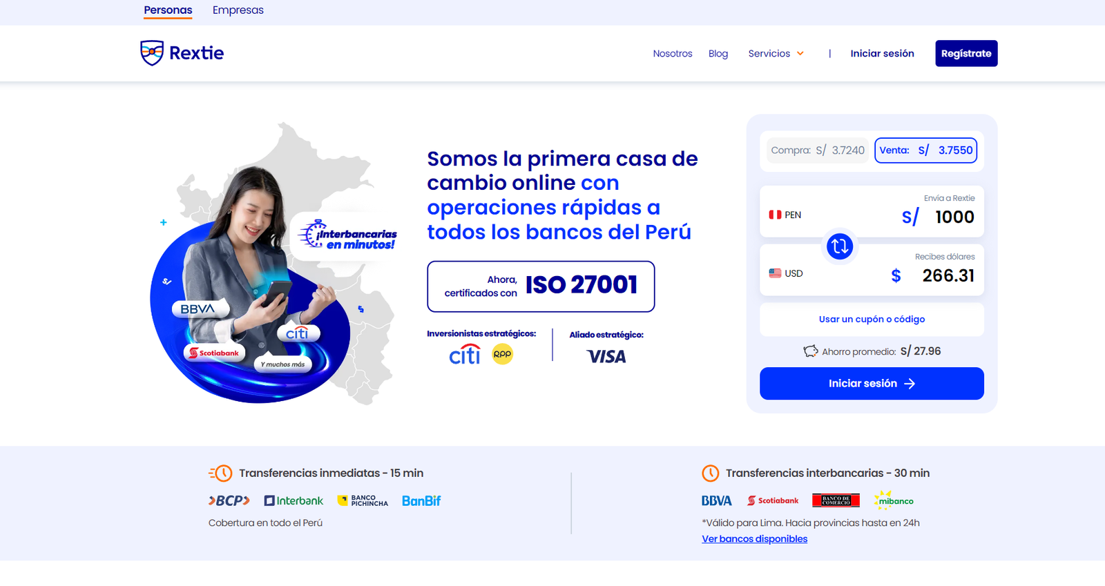Rextie ¿Es Rextie la mejor casa de cambio virtual? » tipodecambio.pe